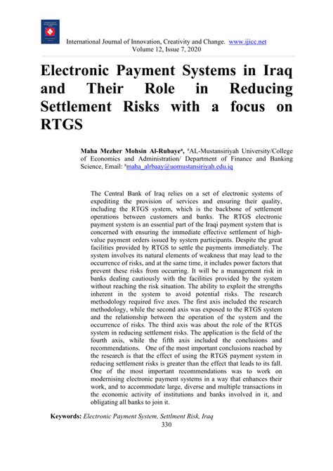 Settlement Risks in the